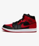 Air Jordan 1 Mid Black Gym Red White
