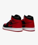 Air Jordan 1 Mid Black Gym Red White