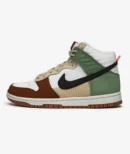 Dunk High NN Summit White Black Oil Green
