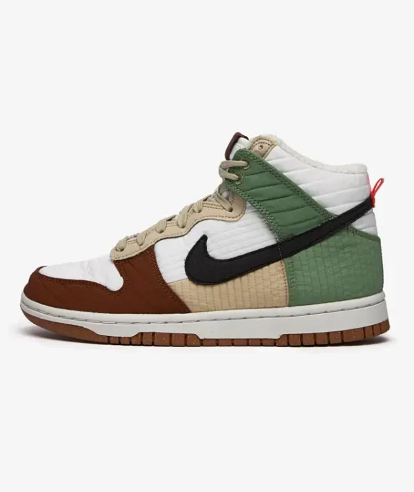 Dunk High NN Summit White Black Oil Green
