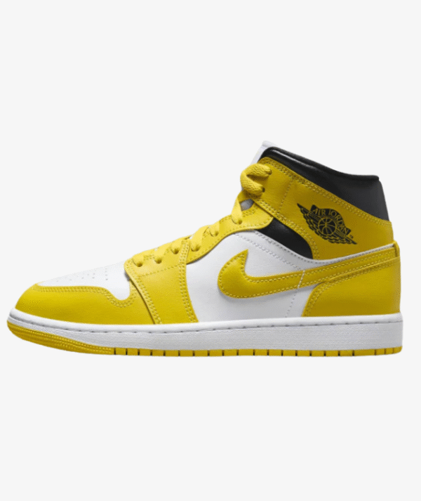 Air Jordan 1 Mid White Vivid Sulfur