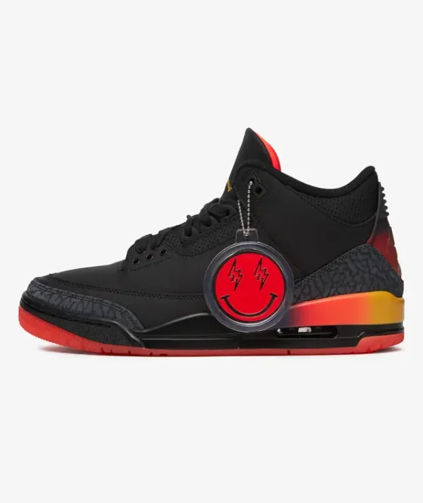 Air Jordan 3 Balvin Rio Black Solar Flare